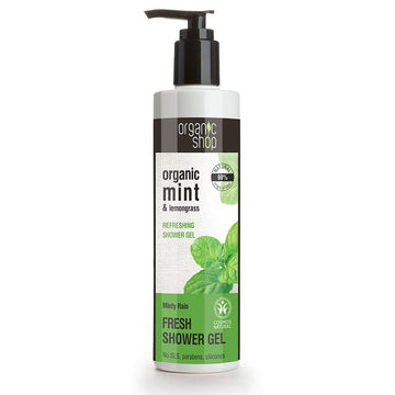 Organic Shop Fresh Minty Rain Αφρόλουτρο 280 ml