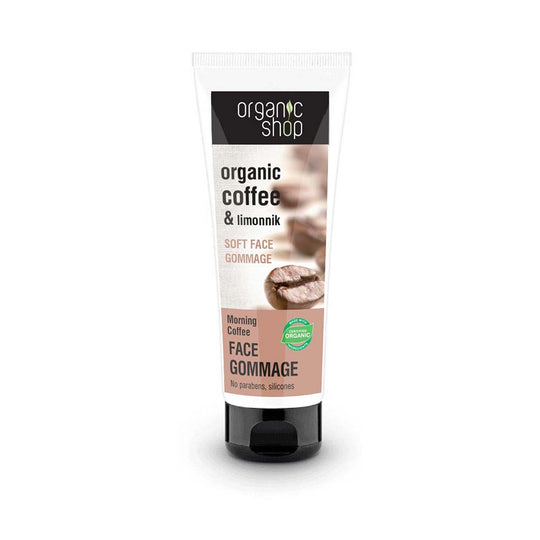 Απαλό απολεπιστικό προσώπου Organic Shop Morning Coffee 75 ml