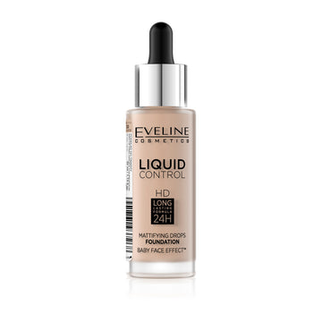 Eveline Liquid Control Sand Beige Νο. 30 - 32 ml - Υγρό make up με πιπέτα