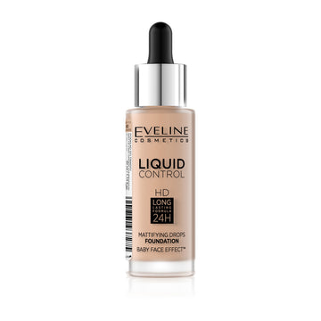 Eveline Liquid Control Warm Beige No. 40 - 32 ml - Υγρό make up με σταγονόμετρο