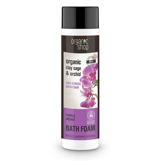 Αφρόλουτρο Organic Shop Purple Orchid κατά του στρες 500 ml