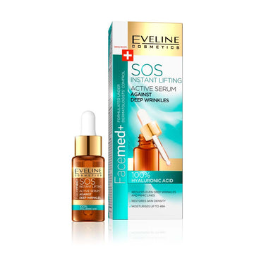 Ορός Eveline SOS Active 100% Υαλουρονικό Οξύ 18 ml