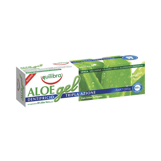 Οδοντόκρεμα Equilibra με Αλόη τριπλής δράσης 75 ml