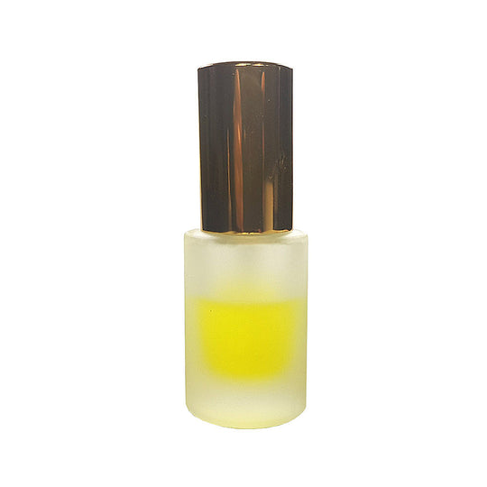 Μπουκάλι σπρέι με χρυσό καπάκι για άρωμα Minerva Frosted 16 ml