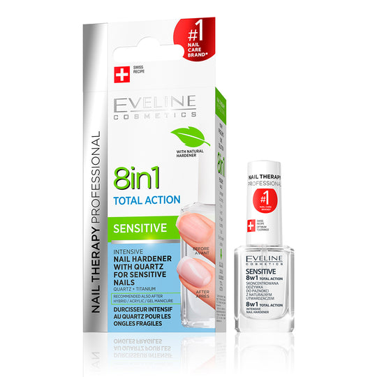 Θεραπεία νυχιών Eveline 8σε1 Sensitive 12 ml