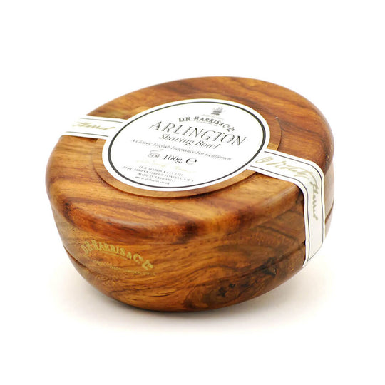 Σαπούνι ξυρίσματος με ξύλινο μπολ DR Harris Arlington Mahogany 100 γρ