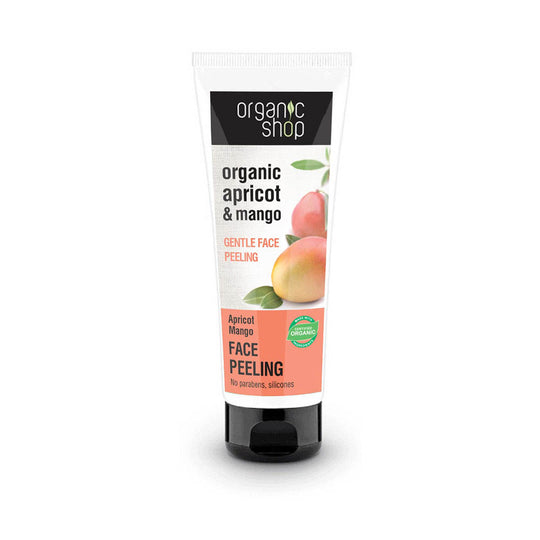 Organic Shop Απολεπιστικό προσώπου Βερίκοκο Μάνγκο 75 ml