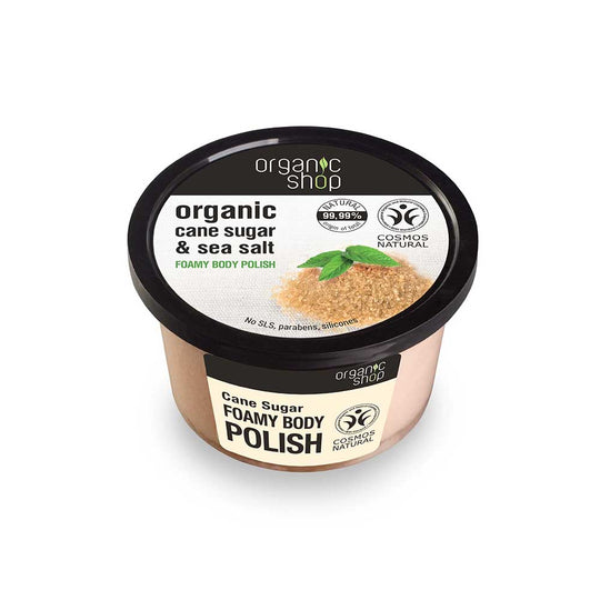 Απολεπιστικό σώματος Organic Shop με ζάχαρη από ζαχαροκάλαμο 250 ml