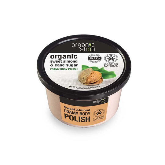 Πολωνικό scrub σώματος Organic Shop Sweet Almond 250 ml