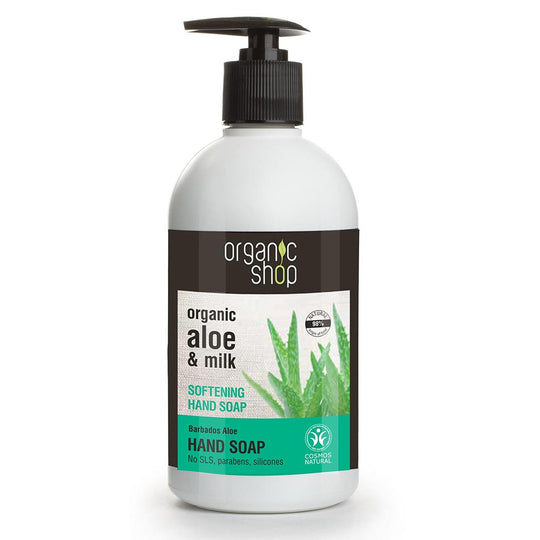 Απαλό σαπούνι χεριών Organic Shop Barbados Aloe 500 ml