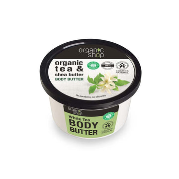 Organic Shop Βούτυρο Σώματος Λευκό Τσάι 250 ml