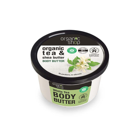 Organic Shop Βούτυρο Σώματος Λευκό Τσάι 250 ml