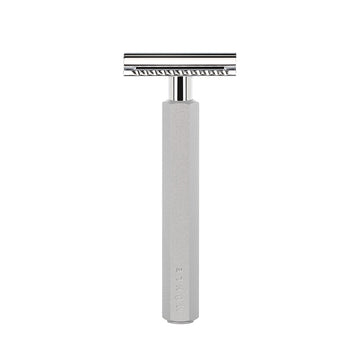 Κλασική ξυριστική μηχανή Safety razor με λαβή από ανοδιωμένο αλουμίνιο και κλειστή χτένα Muehle Hexagon R HXG PURE SR