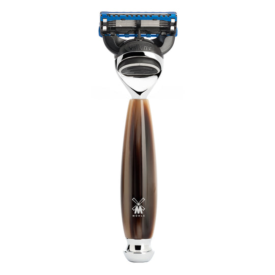 Ξυριστική μηχανή συμβατή με Gillette Fusion και λαβή ρητίνης premium R 332 F