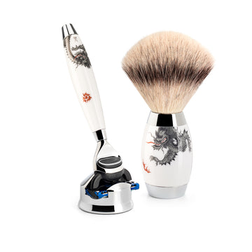 Σετ ξυρίσματος με ξυράφι Fusion και πινέλο Silvertip Fibre S 433 ED MEISSEN F