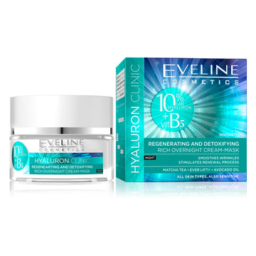 Κρέμα-μάσκα νύχτας Eveline Hyaluron Clinic 50 ml