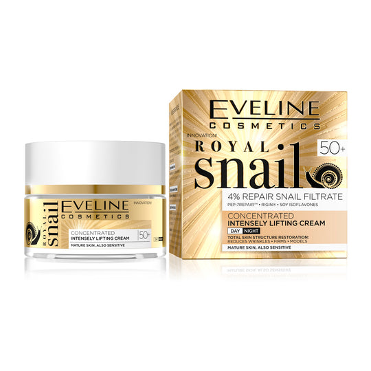 Κρέμα ημέρας και νύχτας συμπυκνωμένη Eveline Royal Snail 50+ 50 ml