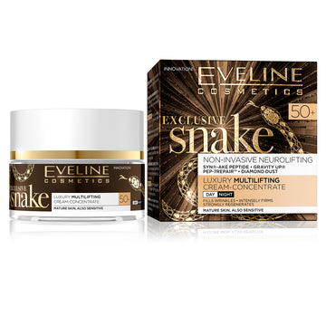 Κρέμα ημέρας και νύχτας Eveline Exclusive Snake 50+ 50 ml