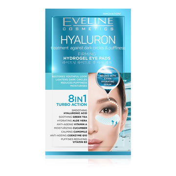 Πάνες υδρογέλης ματιών Eveline Hyaluron 8in1