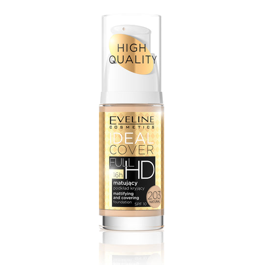 Eveline Ideal Cover Full HD Make Up Natural No. 203 30ml