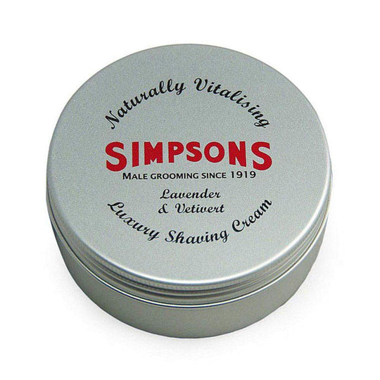 Κρέμα ξυρίσματος Simpson Luxury Lavender & Vetiver 125 ml