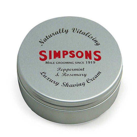 Κρέμα Ξυρίσματος Simpson Luxury Peppermint & Rosemary 125 ml