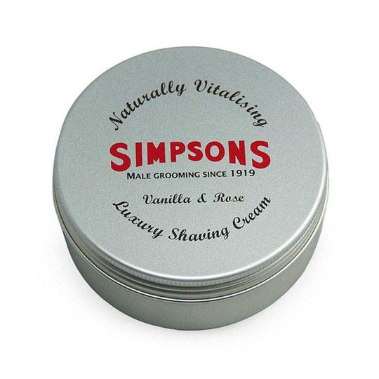 Κρέμα ξυρίσματος Simpson Luxury Vanilla & Rose 125 ml
