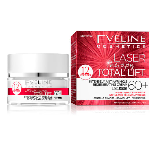 Κρέμα ημέρας και νύχτας Eveline Laser Total Lift 60+ 50 ml