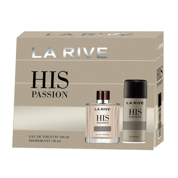 Σετ δώρου La Rive His Passion άρωμα και αποσμητικό