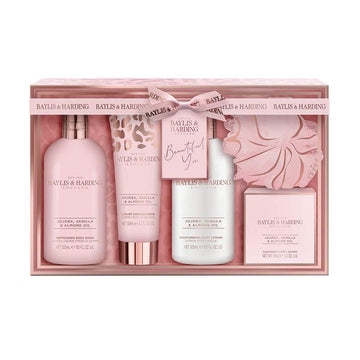 Σετ δώρου Baylis & Harding Jojoba Vanilla & Almond Oil 5 τεμαχίων