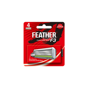 Ανταλλακτικές λεπίδες ξυραφιών 4 τεμάχια Feather F3