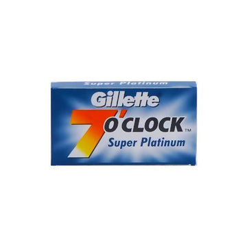 Ανταλλακτικές λεπίδες ξυραφιών Gillette 7 o'clock Super Platinum 5 τεμ.