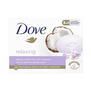 Κρέμα σαπούνι Dove Relaxing με γάλα καρύδας και γιασεμί 90 γρ