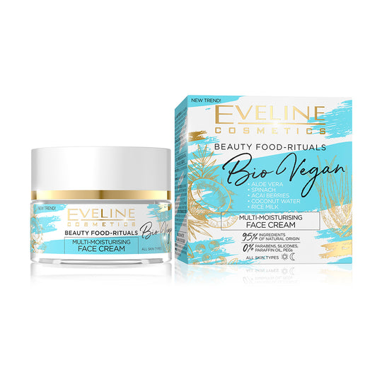 Κρέμα πολλαπλής ενυδάτωσης Eveline Bio Vegan Day&Night 50 ml