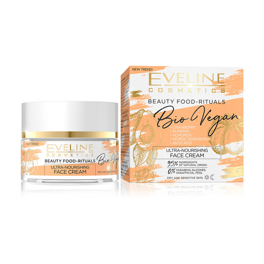 Eveline Bio Vegan Κρέμα Υψηλής Θρέψης Ημέρας & Νύχτας 50 ml