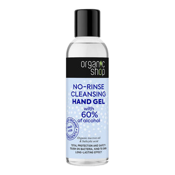 Απολυμαντικό χεριών Organic Shop με βιολογικό έλαιο τεϊόδεντρου, 60% αλκοόλη, σαλικυλικό οξύ, 200 ml