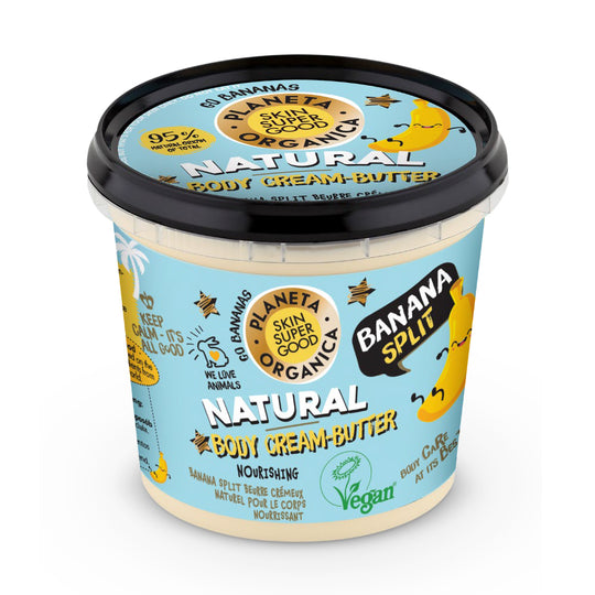 Φυσική κρέμα σώματος-βούτυρο Skin Super Good Banana Split 360 ml