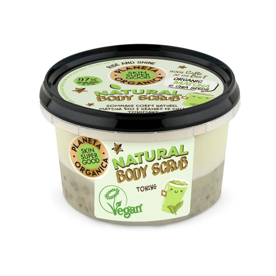 Απολεπιστικό σώματος Skin Super Good Organic Matcha and Chia Seeds 250 ml