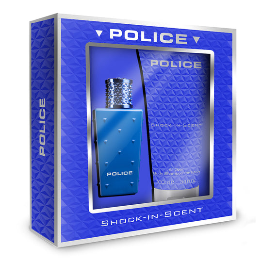 Σετ Police Shock-In-Scent Man με EdT και αφρόλουτρο