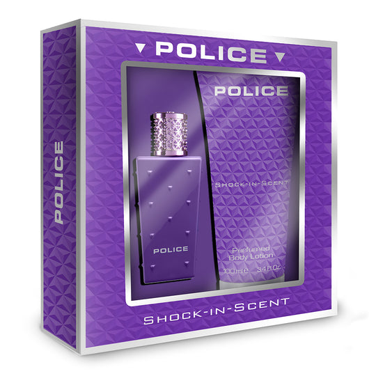 Σετ Police Shock-In-Scent Woman με Eau de Parfum και γαλάκτωμα σώματος