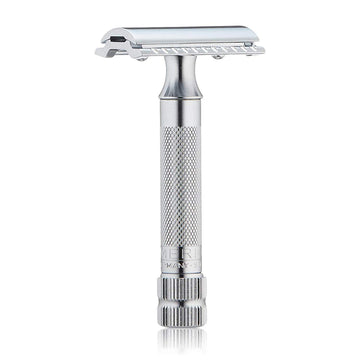Κλασική ξυριστική μηχανή Safety Razor με κλειστή χτένα Merkur 34C Chrome