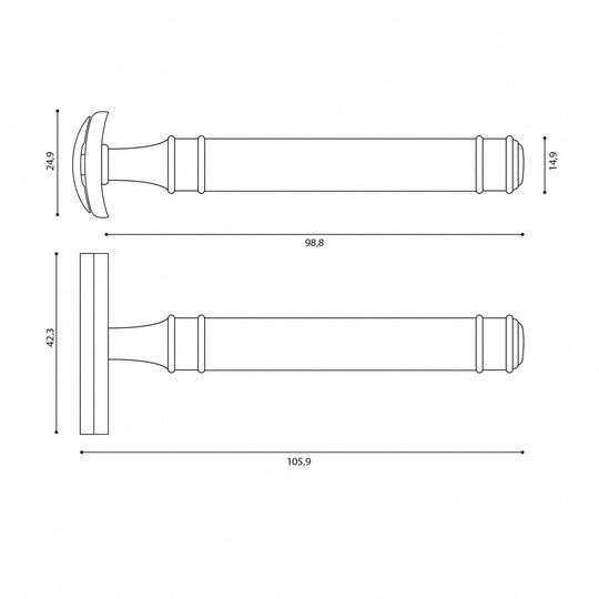 Κλασική ξυριστική μηχανή Safety Razor με ανοιχτή χτένα Muehle R 41 GS Grande