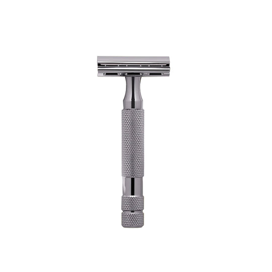 Κλασική ξυριστική μηχανή ασφαλείας Rockwell 6C Gunmetal Chrome