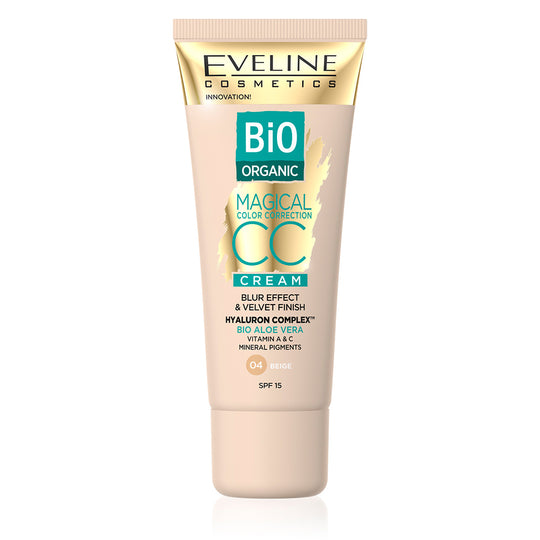 Eveline Magical CC Cream Bio Organic Aloe Vera 04 Beige 30 ml