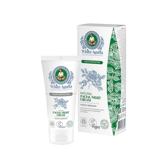 Κρέμα νύχτας προσώπου White Agafia Youth Protection Natural Facial 50 ml
