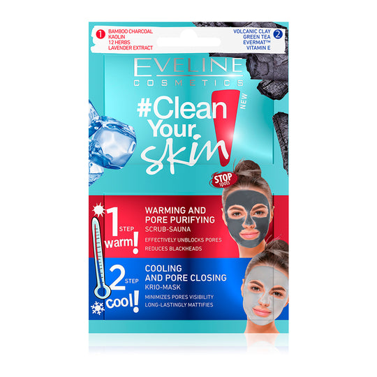 Απολεπιστικό για Σάουνα και Κρυομάσκα Eveline Clean Your Skin 2 x 5 ml