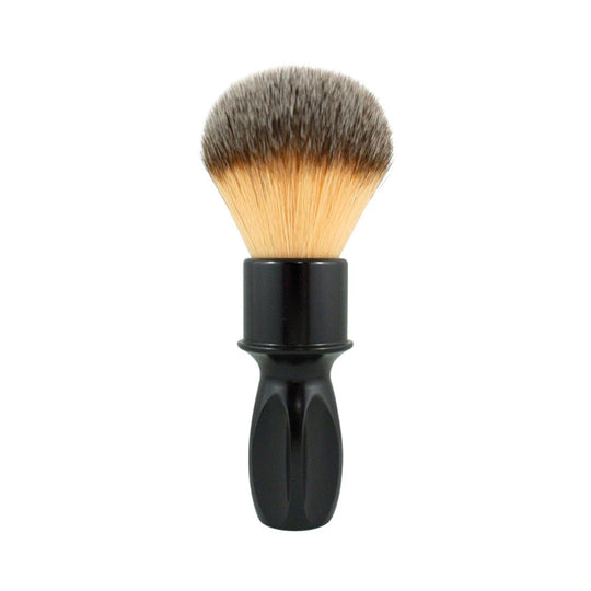 Πινέλο Ξυρίσματος Razorock 400 Glossy Black με Συνθετική Τρίχα και Λαβή Αλουμινίου