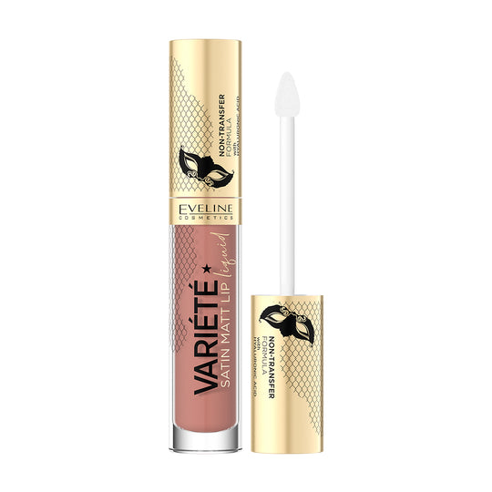 Υγρό Κραγιόν Eveline Variete Satin Matt Lip Liquid No. 1, 4.5 ml