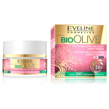 Eveline Bio Olive ενεργή αναζωογονητική κρέμα-ορός 50 ml