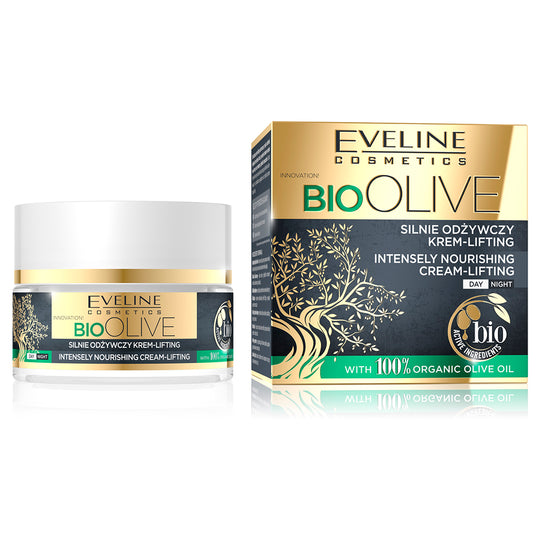 Εντατική θρεπτική κρέμα lifting Eveline Bio Olive 50 ml